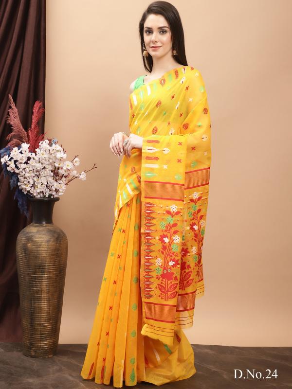 sl 24  Designer cotton Saree Collection